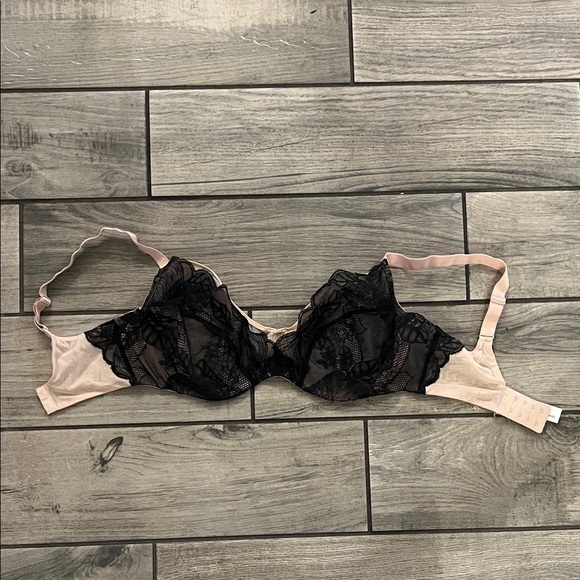 Chantelle Other - Chantelle Black and Nude Lace Bra